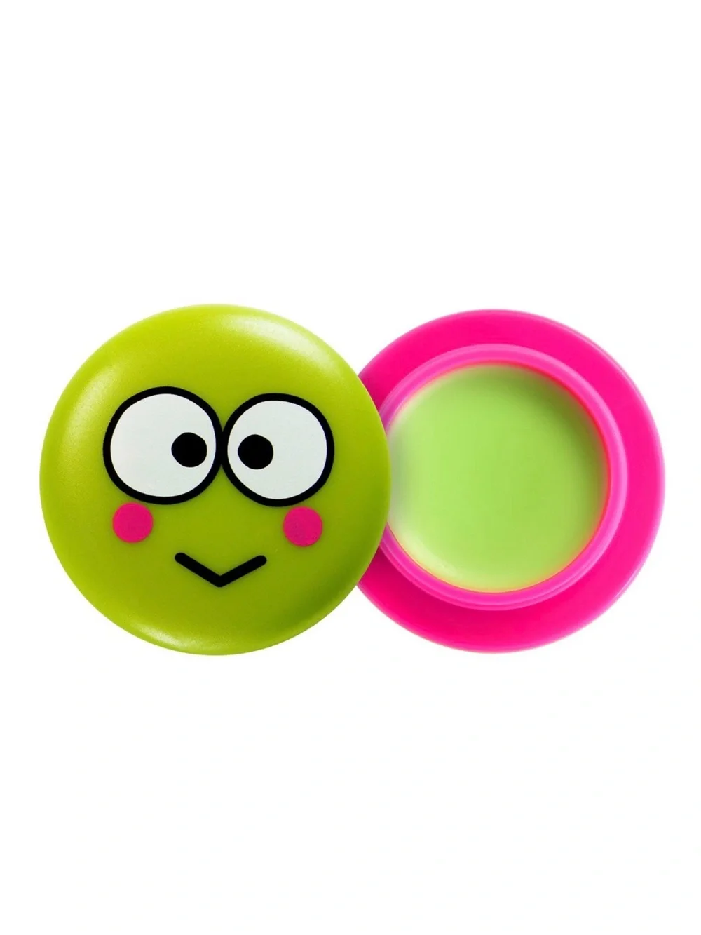 The Crème Shop x Sanrio Keroppi Macaron Lip Balm, Green Apple A Day